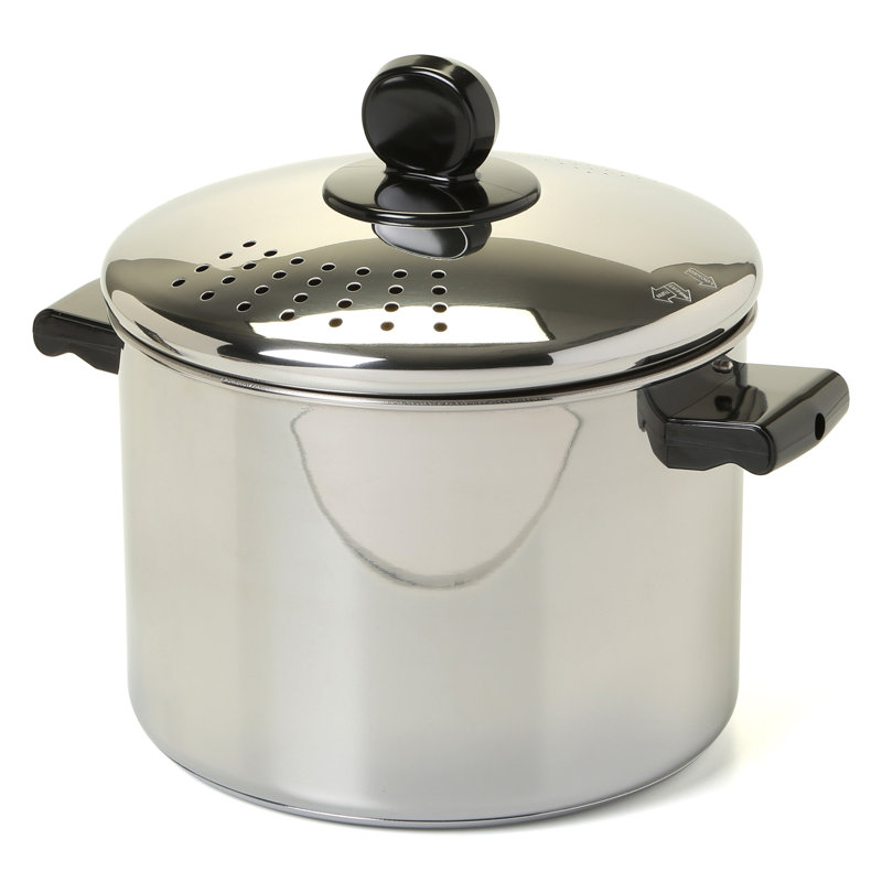Farberware Classic Stainless Steel 8-Quart Covered Straining Stockpot