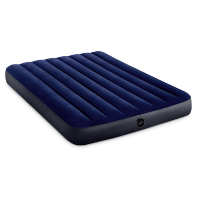 Dura-Beam Standard Downy Air Mattress: Fiber-Tech, Full Size, 10in Bed Height, 600lb Weight Capacity, Pump Sold Separately