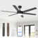 Vaczon 60" 6-Blade Modern Ceiling Fan with Dimmable 3CCT LED Lights and Remote Control
