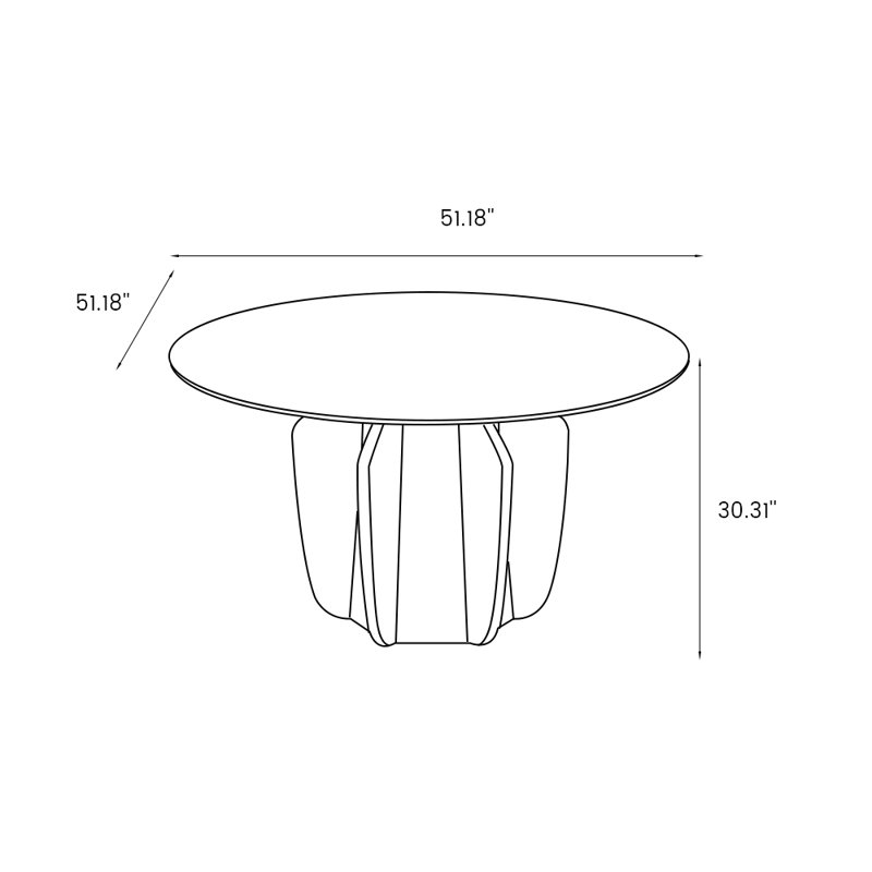 Table de salle à manger Mid-Century
