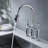 Bridge Kitchen Faucet With Pull-Down Sprayhead In Spot-118350839