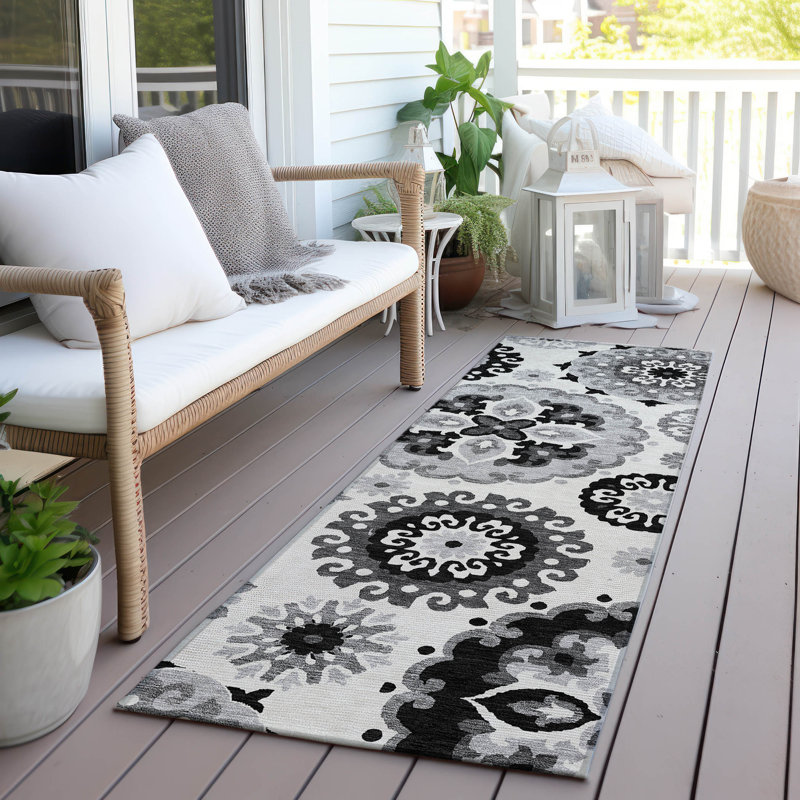  Tapis d'entrée / extérieur antidérapant Ferrand, Tapis de couloir 2 pi 3 po x 7 pi 6 po