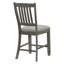Ensemble de salle à manger 7 pièces de style classique avec table à hauteur de comptoir, tiroirs, support à vin et 6 chaises pour un décor élégant-828788072