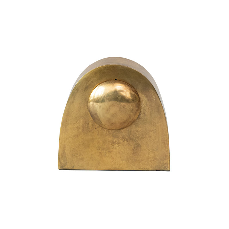 Roman Numeral Iron Mechanical Tabletop Clock