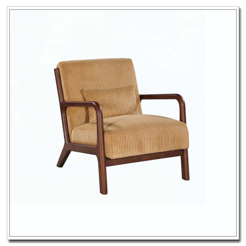 Chaise longue en bois, Jaune