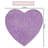 Schoenberger Heart Shape Bath Rug 25"x25"-1726348154