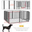 Panel Steel Pet Barrier With Door-94282650
