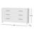 Wrightia 60" W 6-Drawer Fully Assembled Dovetail Dresser-575374240