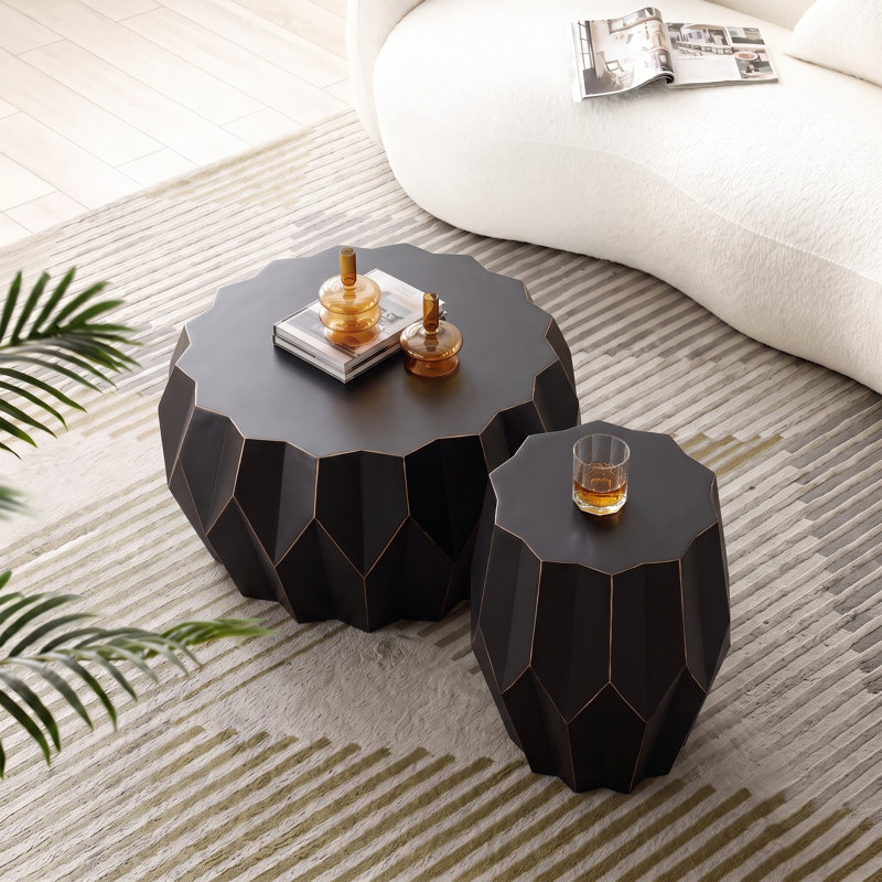 Shaunna Coffee Table & End Table Black