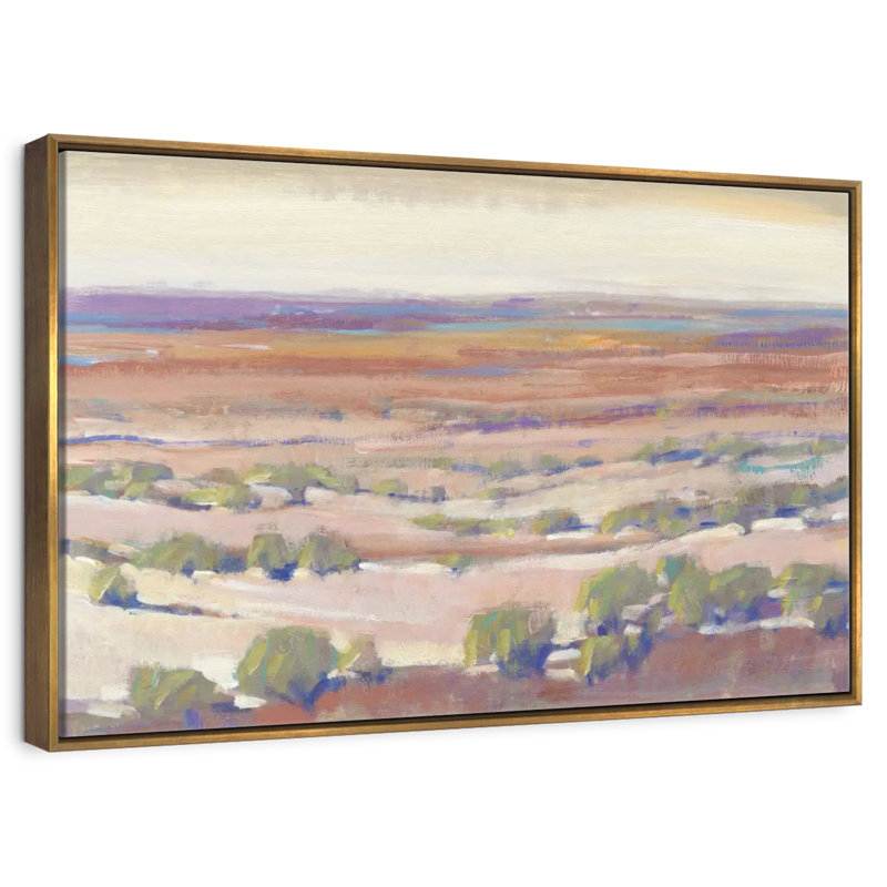 High Desert I, Floating Frame Gold, 37" X 25"