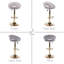 Abigale Upholstered Adjustable Height Bar Stool-227979506