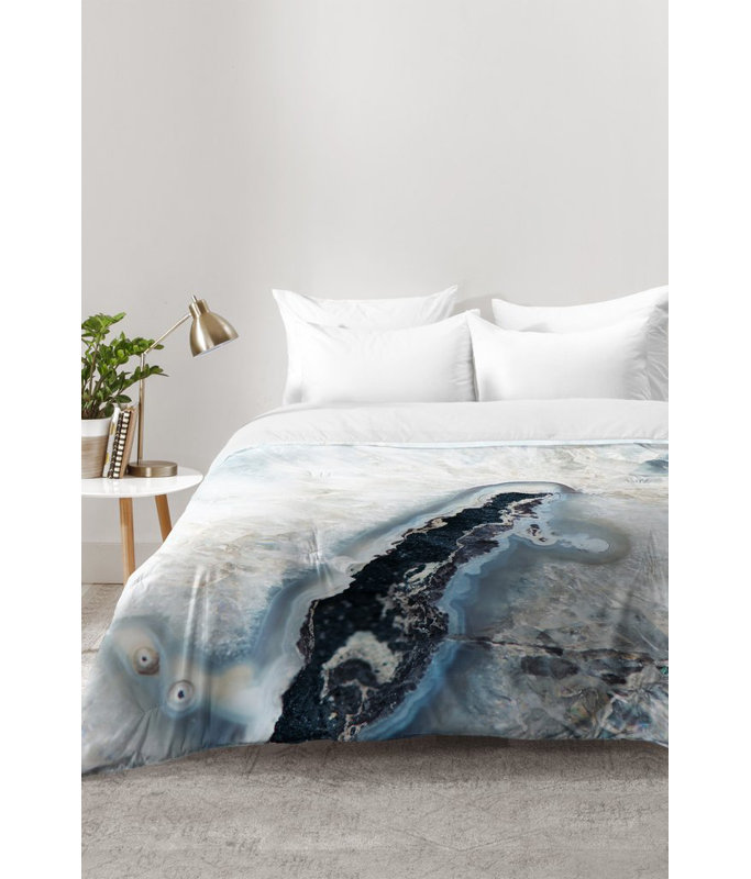 Bree Madden Modern & Contemporary Polyester Floral Comforter, King Comforter + 2 King Shams