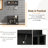 ON-TREND Shoe Storage Bench with Shelves and 4 Hooks, Elegant Hall Tree with Wall Mounted Coat Rack, Entryway Organizer For Hallway, Foyer, Mudroom-1780177050