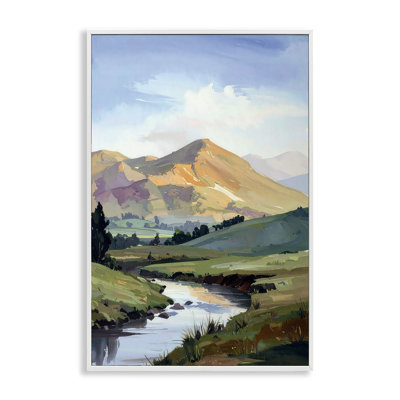 Across The Valley, estampe numérique, design par Alonza Saunders