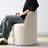 Rolling Chenille Upholstered Dining Chair With Hidden Casters (Set Of 6)-1567794853
