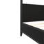 Grand lit plateforme à baldaquin en bois avec lattes de soutien, noir-1049034355-1049034356