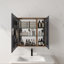 Armoire de salle de bain avec miroir