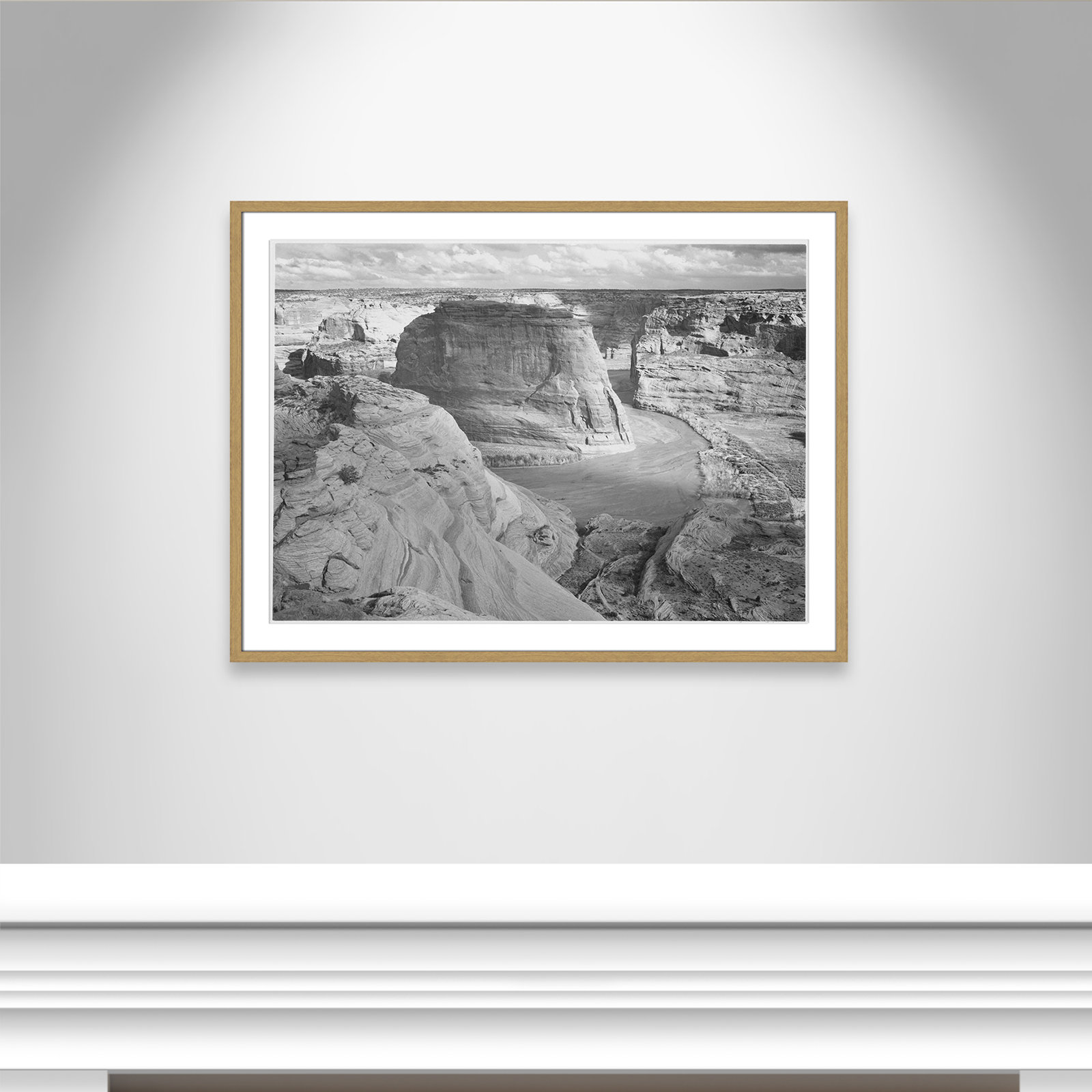 Canyon De Chelly Arizona 2 by Adams, 25.5" H x 35.5" W x 0.75" D, Natural