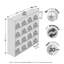 Cubicle 147.19cm H Media Shelves-121084210