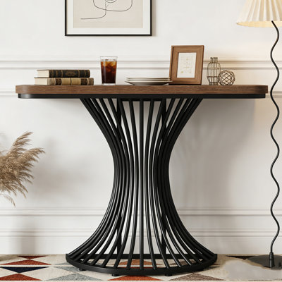 Console décorative avec base en métal Accent Console