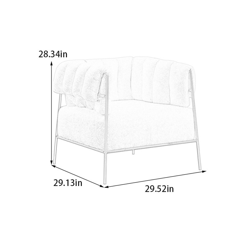 Zoje, Fibres de polyester beiges, Doré