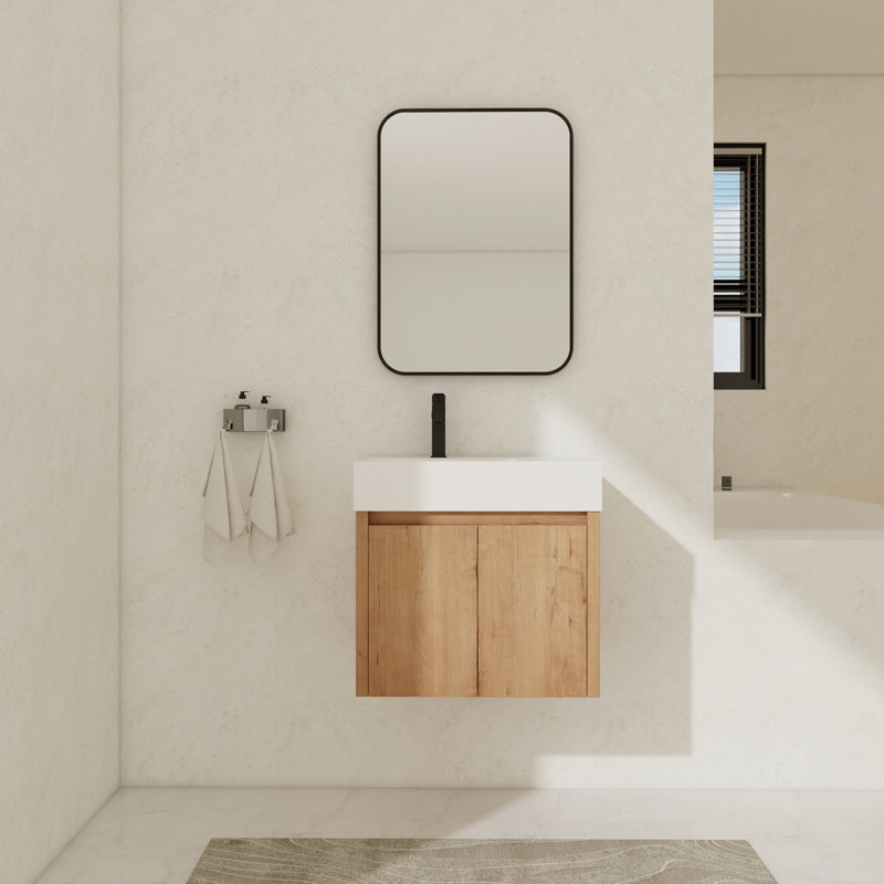 Meuble-lavabo simple avec plateau Eastpoint 23,63, Blanc