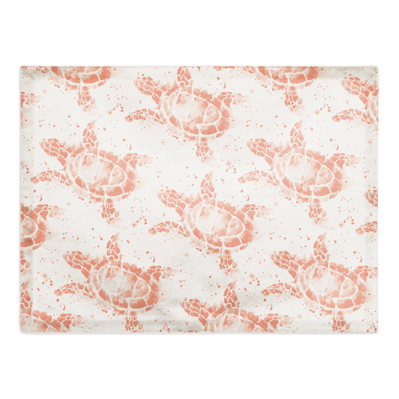 Napperon Sea Turtles, Orange