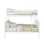 Lit superposé simple au-dessus de double en bois massif Bolles-362215876