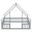 House-Shaped Floor Bed With Fence, Guardrails-3268796-3268792