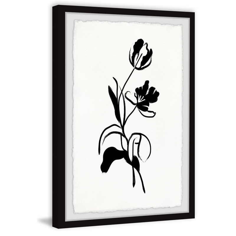 Flowers For Her - Single Picture Frame Painting, 30cm H x 20cm W x 3.81cm D