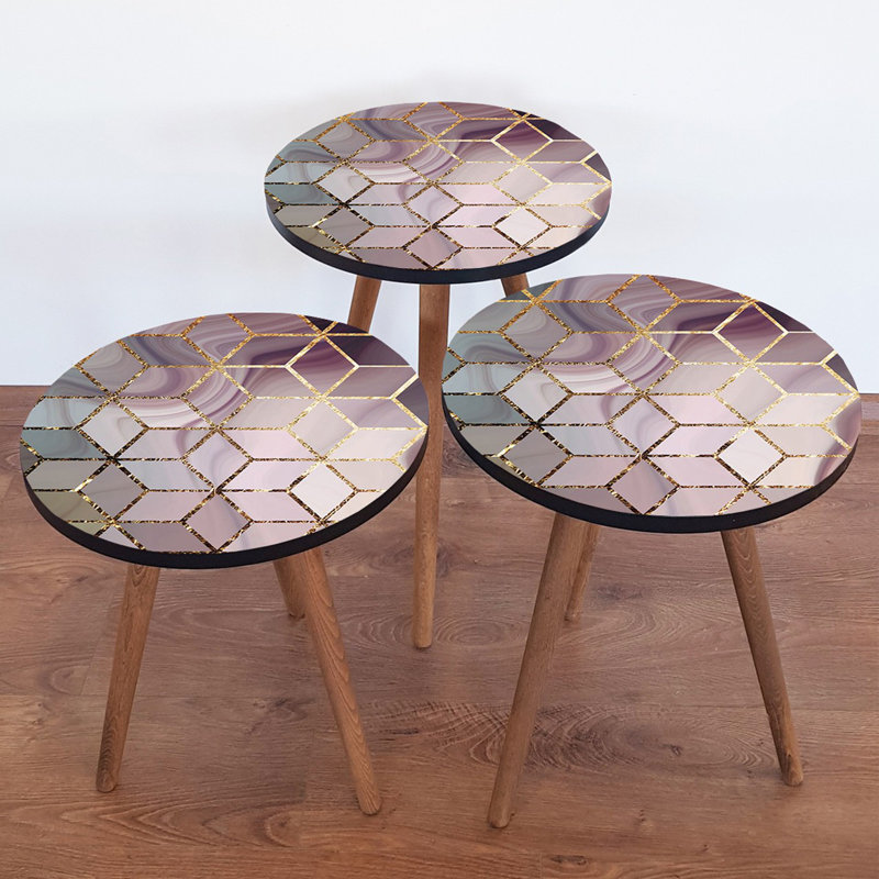 Tables gigognes 3 pieds Caryl