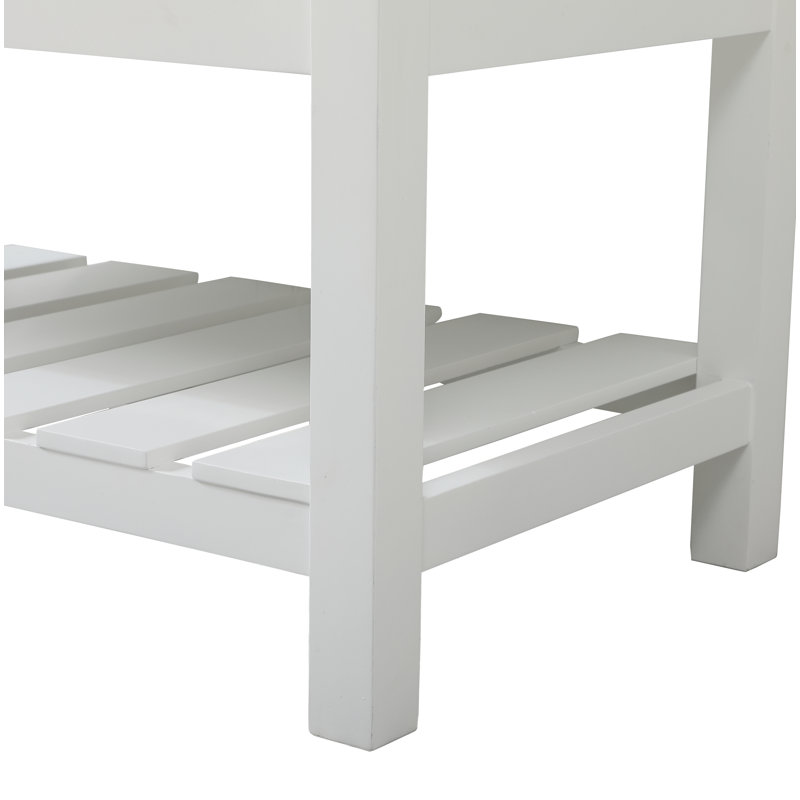 Ensemble de meuble-lavabo simple 42 po Algier, Blanc