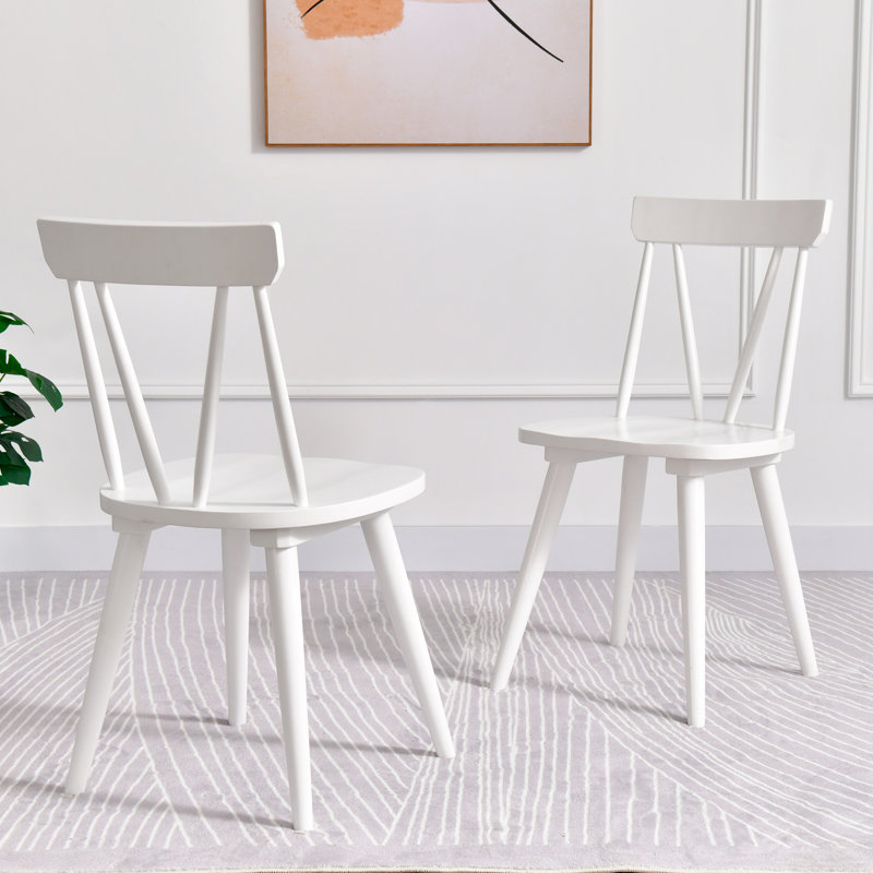 Chaises de salle à manger Yatts, Blanc