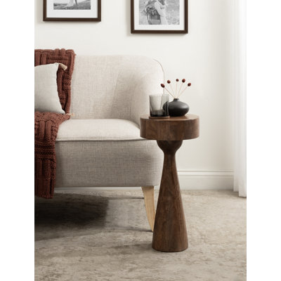 Sculptural Round Drink Table