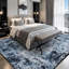 Tapis bleu marine Modern