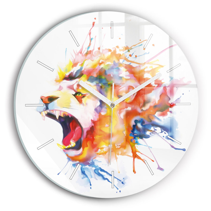 Glass Wall Clock