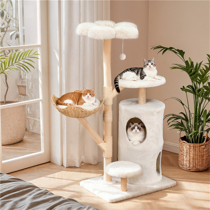 Cat Tree, White