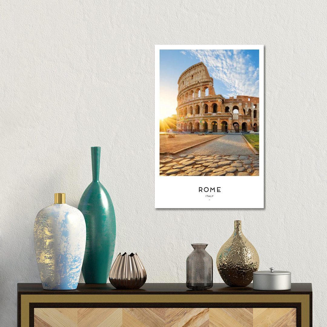 Rom Italien von Naomi Davies - Galerie-verpackte Leinwand Giclée auf Leinwand