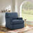 Muro Modern Skirted Swivel Accent Chair With Removable Cushion For Living Room,Bedroom,Office（Set of 2)-326069