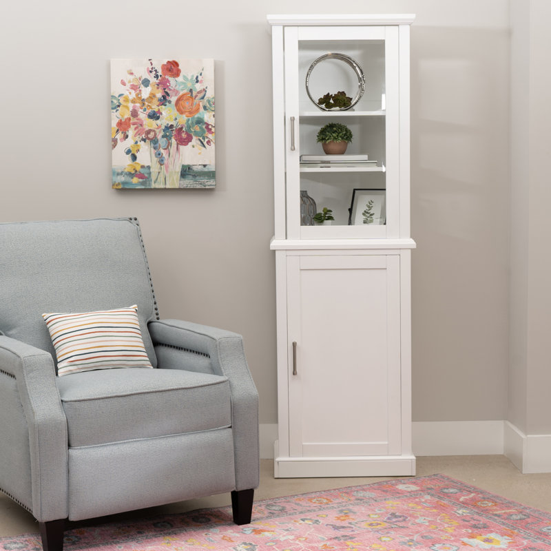 Imojen Tall Cabinet, White