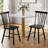 Phaong 17" Wide Mid-Century Modern Windsor Back Wood Modern Dining Chairs-138171742