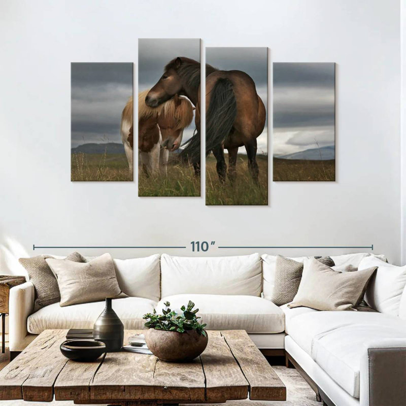 Brampt Free Iceland Pony, 54" H x 84" W