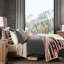 Ensemble de housse de couette décontractée chic en coton de couleur unie-1353769801-1353769847