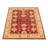 One-of-a-Kind 4'2" X 6'1" New Age Wool Area Rug in
