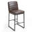 Set of 2 Damylah Faux Leather Counter Stool with Black Metal Legs-270748160-270748162