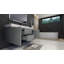 Base de meuble-lavabo simple 58,5 po mural seulement-58199415