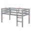 Lit mezzanine simple surélevé avec échelle-2028300180