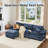 107.8'' Modular Sectional Sofa For Living Room, Cloud Couch Sectional With USB, Movable Ottoman-2138206590