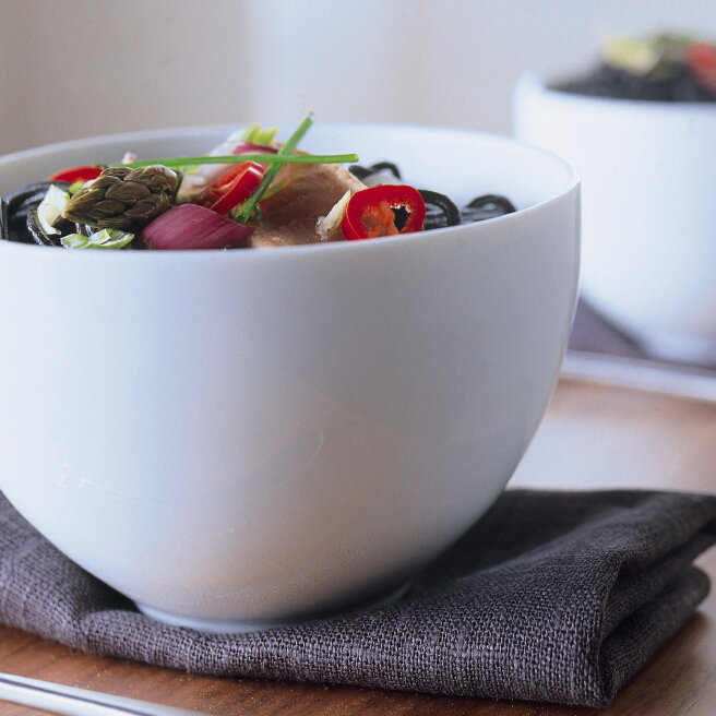 White by Denby Deep Noodle Bowl Denby