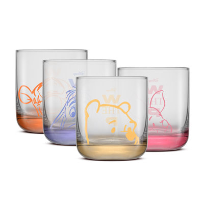 Winnie the Pooh Peekaboo Pals Short Glass, 10oz